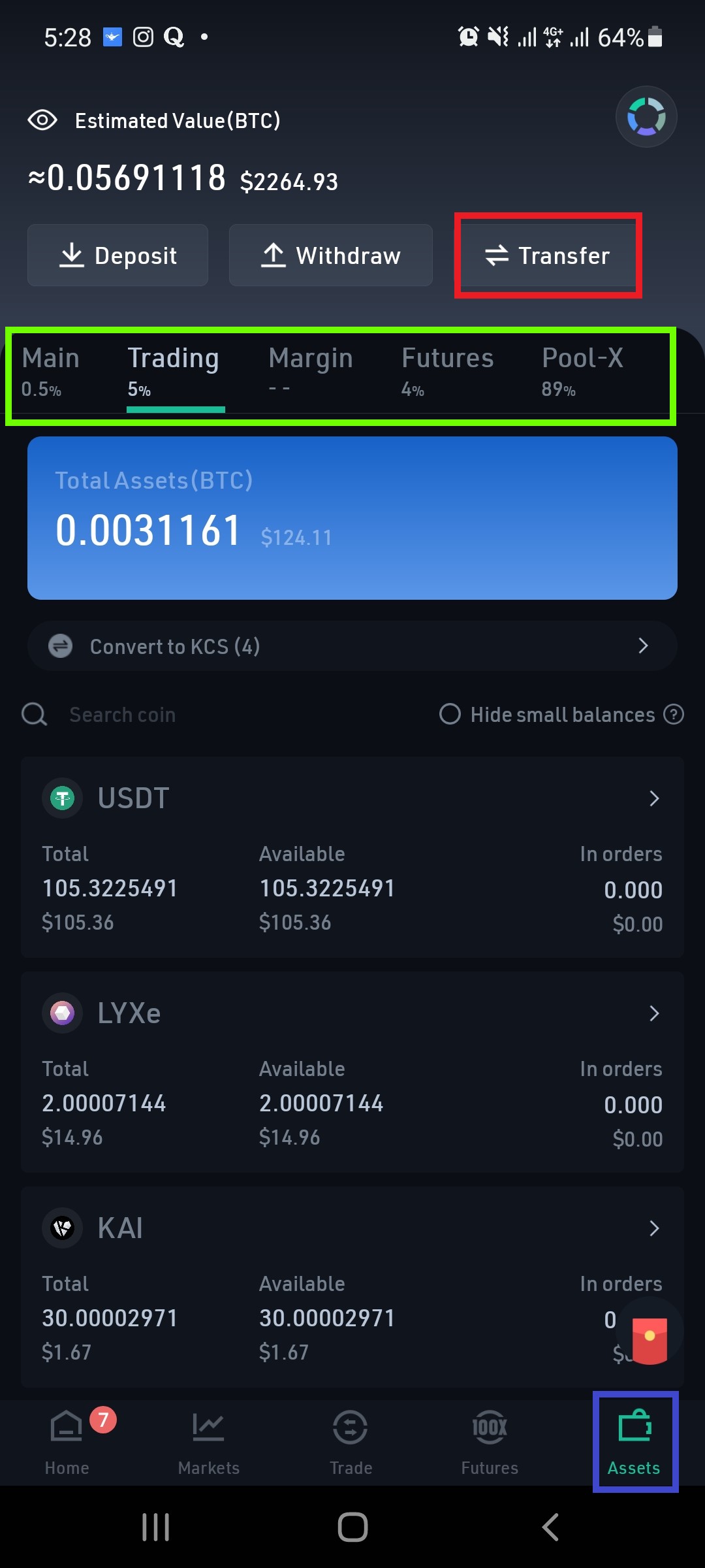 kucoin multi wallet