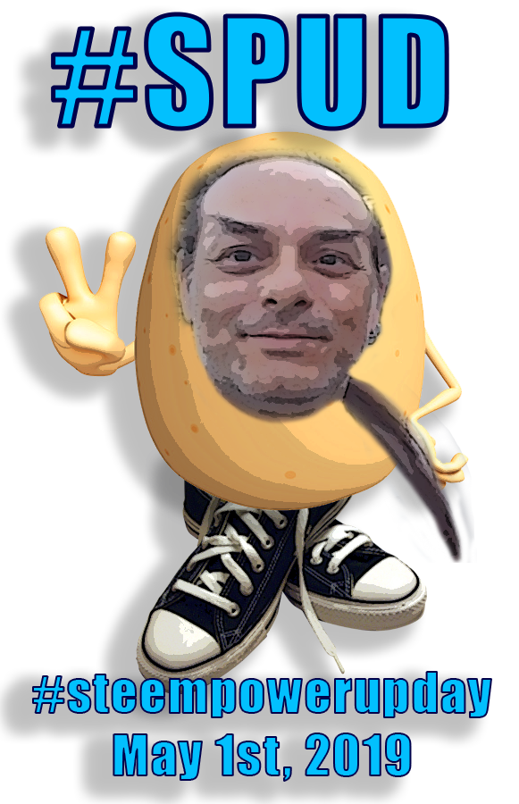 Jeronimo the Spud - steempowerupday - steem power up day.png