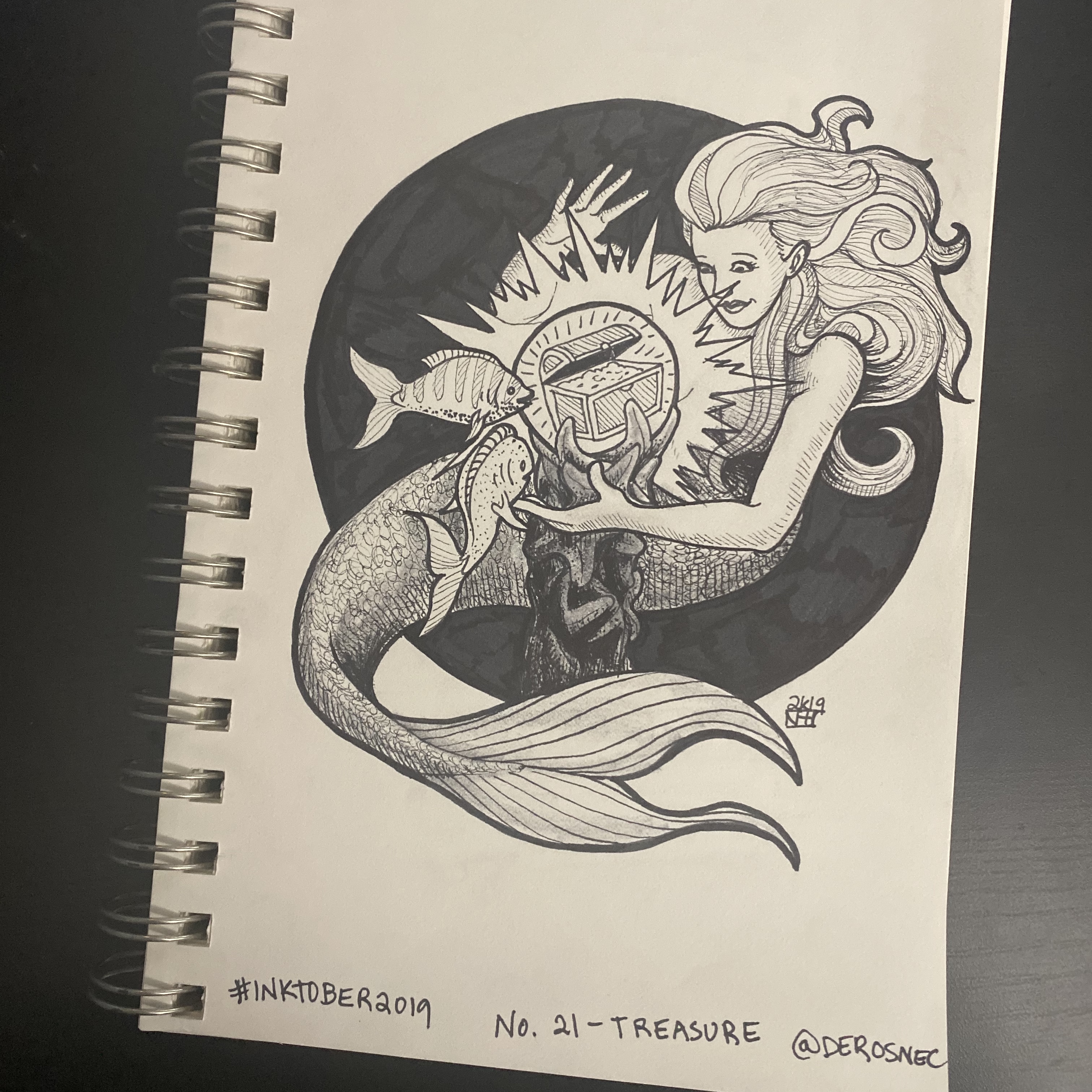 Inktober 2019! No. 21 - Treasure