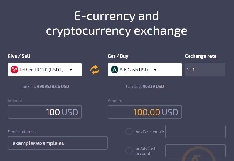 Exchange Tether USDT to Advcash.JPG