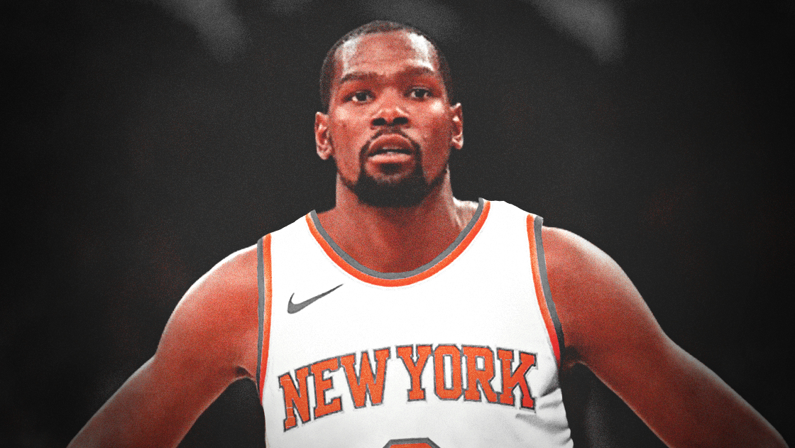 kevin durant in knicks jersey