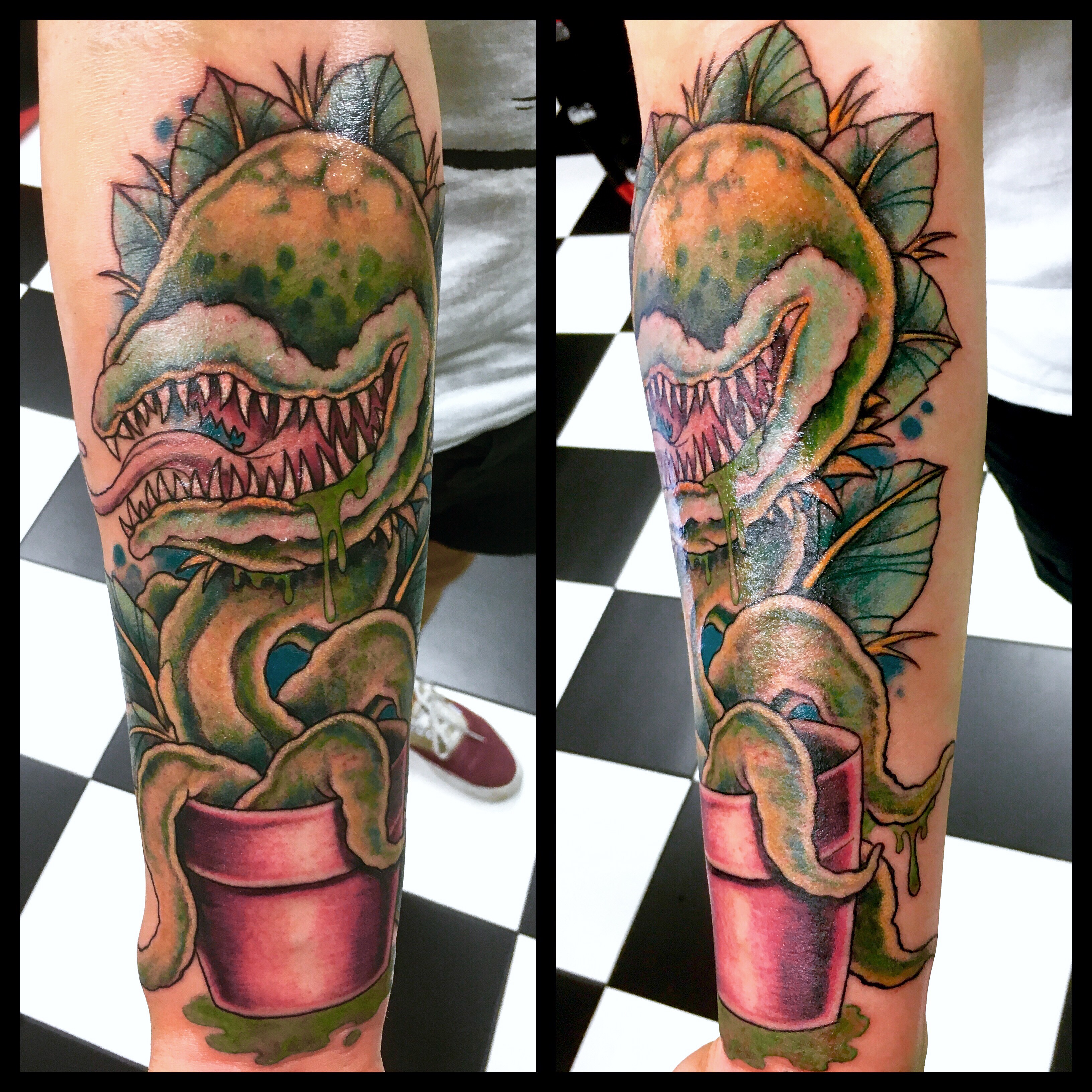 venus flytrap tattoo