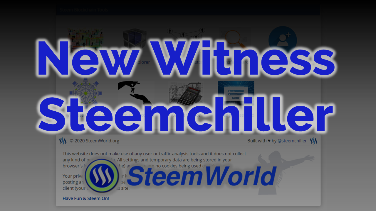 [WITNESS VOTE] 스팀월드를 만든 스팀칠러(Steemchiller)가 새로운 증인 후보로 합류했습니다