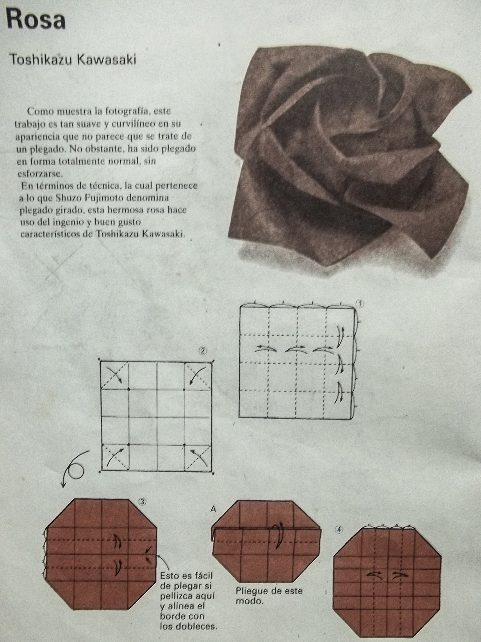 Rosa De Origami Origami Rose