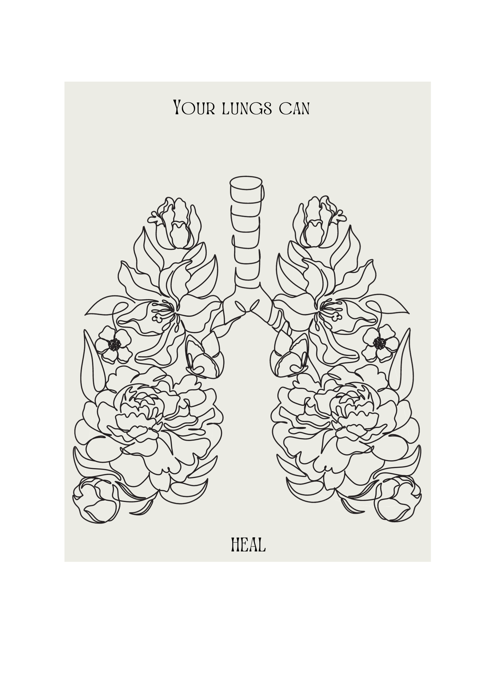 Beige Minimalist Aesthetic Floral Lungs Line Art Poster.png