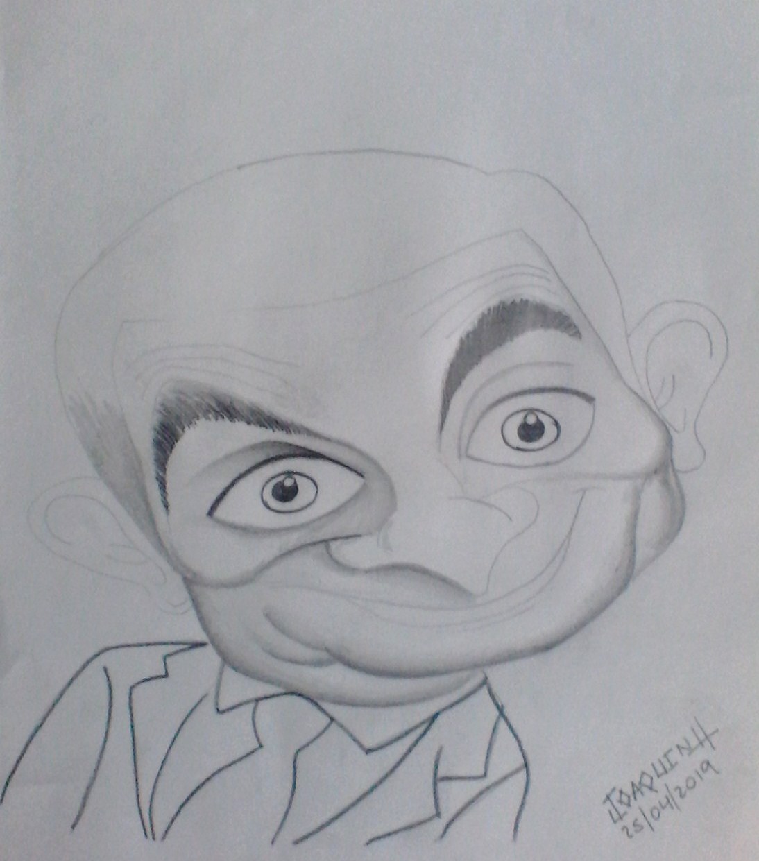 CARICATURA DE MR BEAN - CARICATURE OF MR BEAN BY JOAQUÍN H. — Steemit