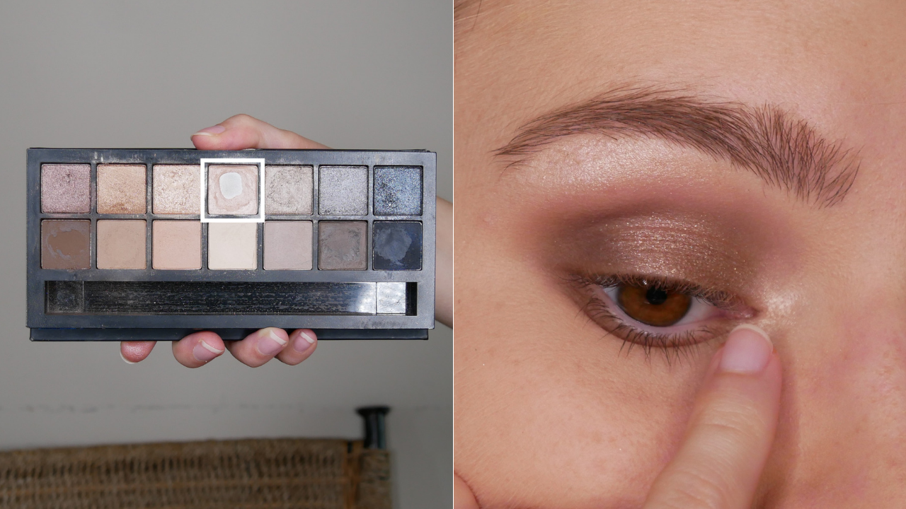 Smashbox Full Exposure Palette Review + Short, Wearable Eye Makeup Tutorial - highlighter - melissavandijkmakeuptutorials.png