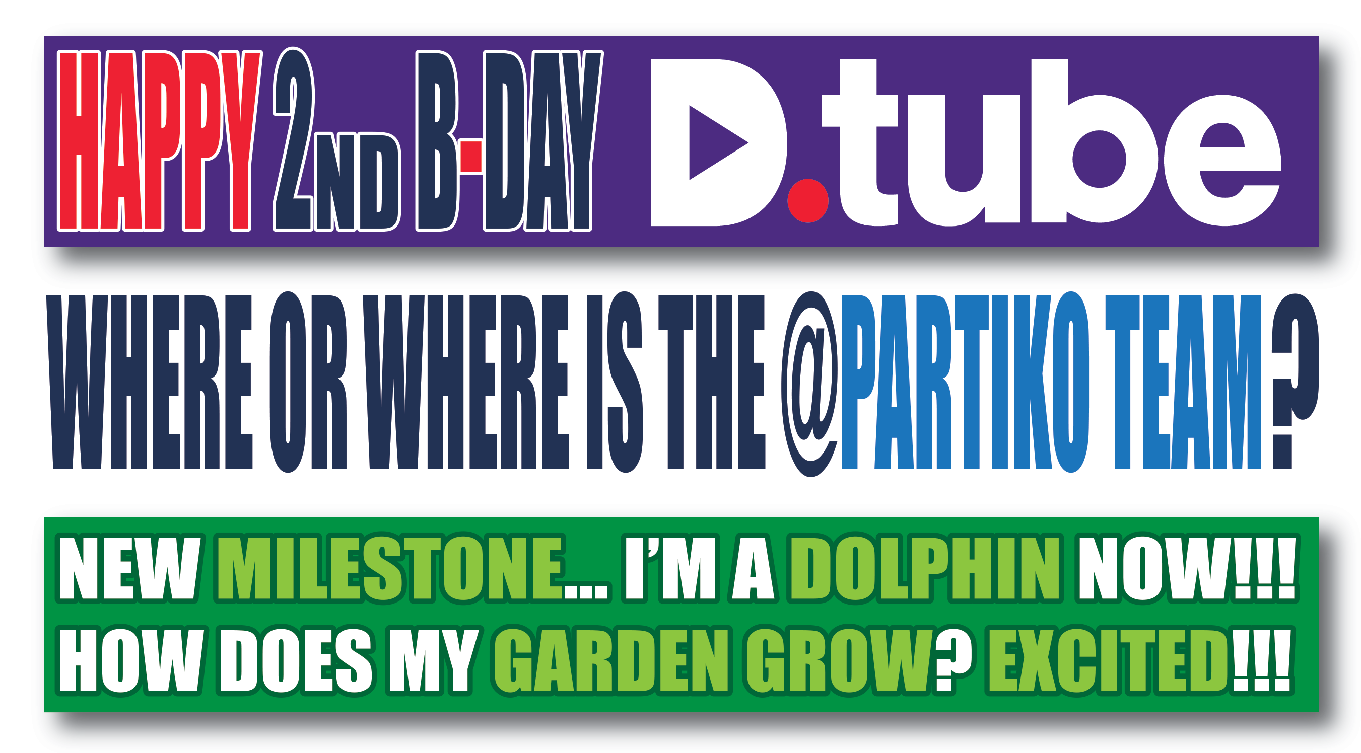 HAppy 2nd Birthday Dtube, Garden, Dolphin, Partiko.png