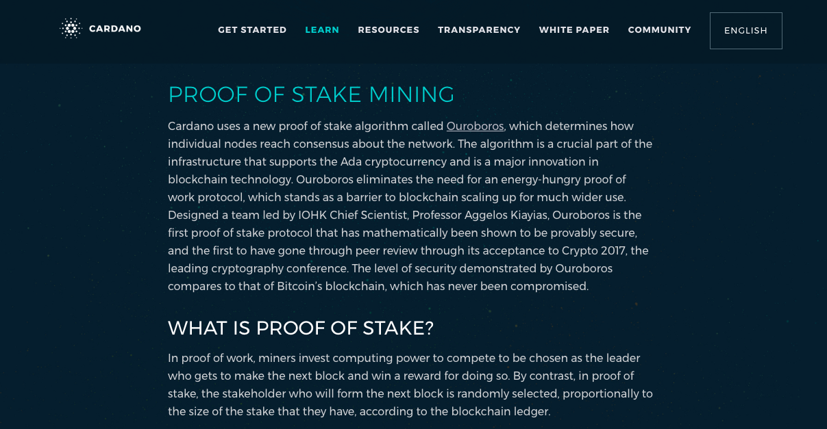 What is Cardano?