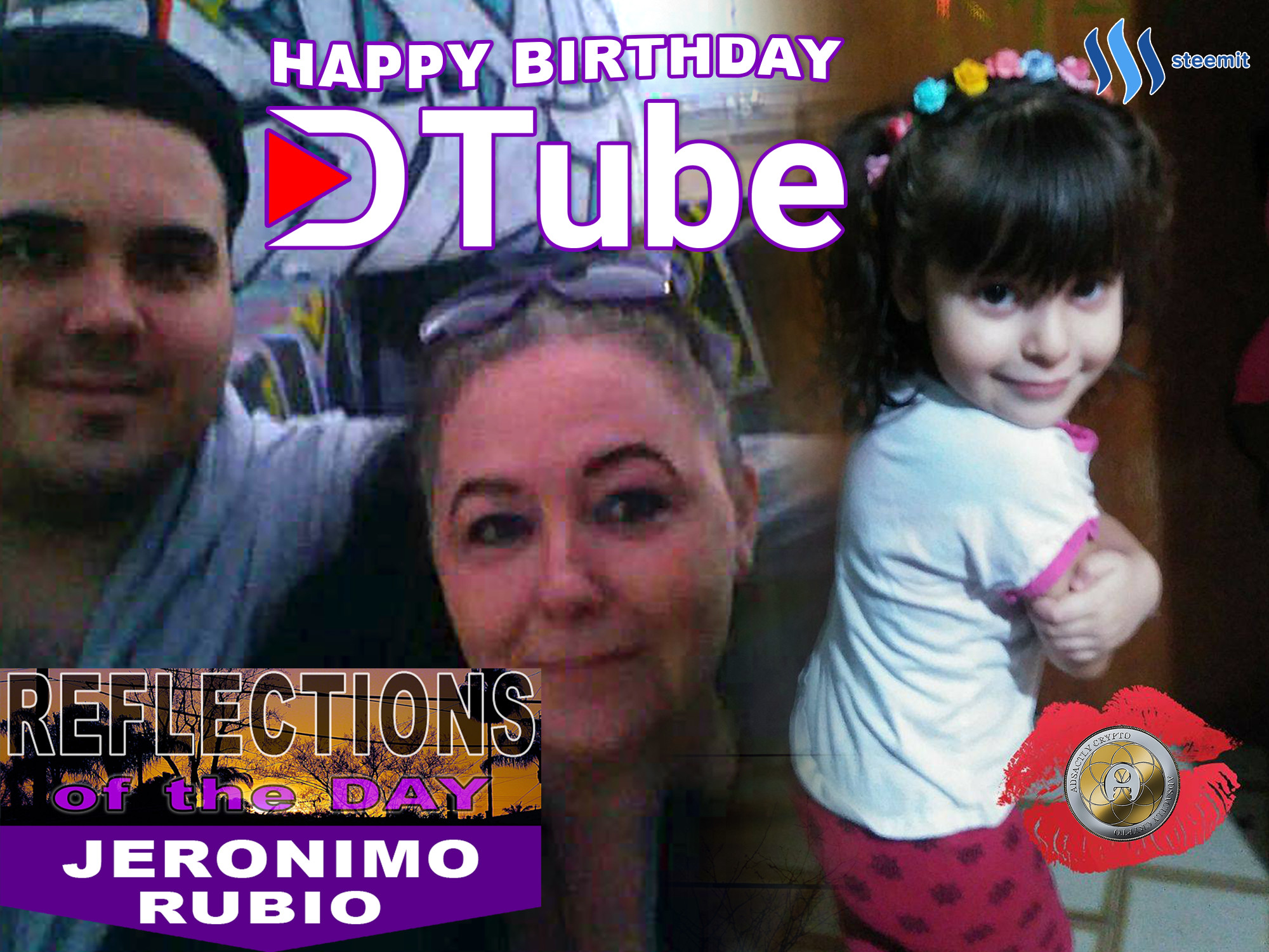 reflections of the day, adsactly, jeronimo rubio, happy birthday dtube, steemit, adsactly, stewsak.jpg