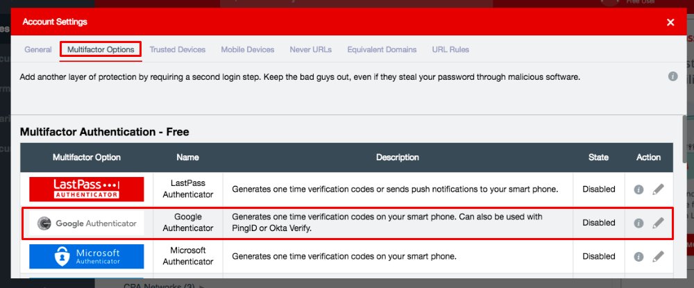A More Secure Setting for LastPass!