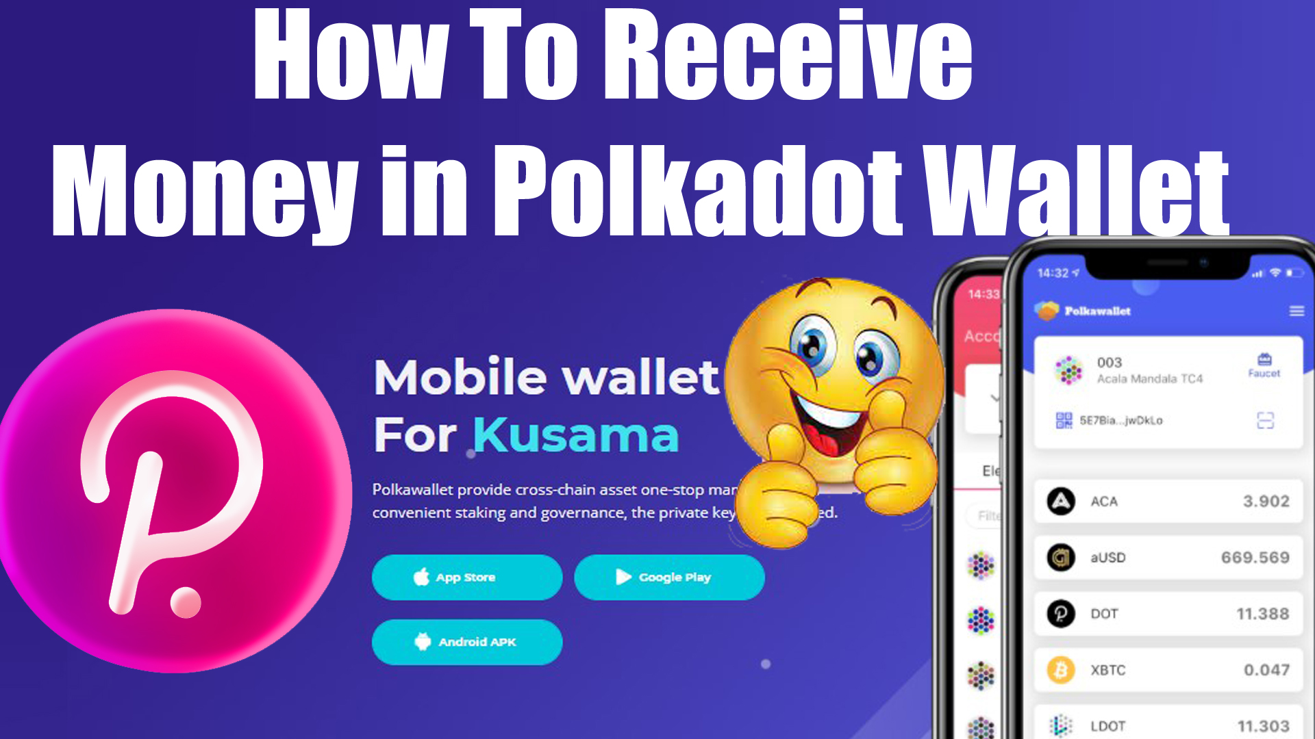 How To Receive Money in Polkadot Wallet | Polka Dot Coin ( DOT ) — Steemit