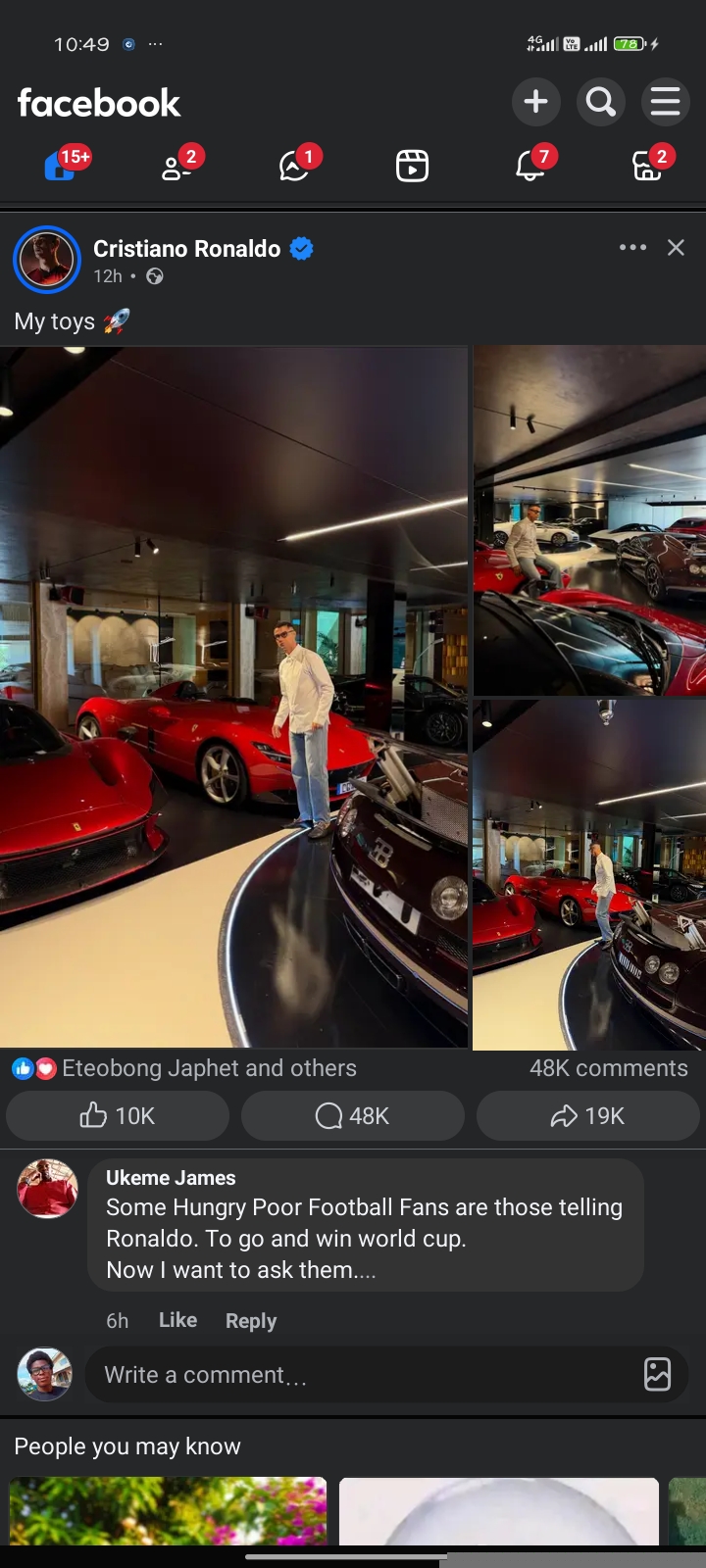 CR7 WITH HIS TOYS