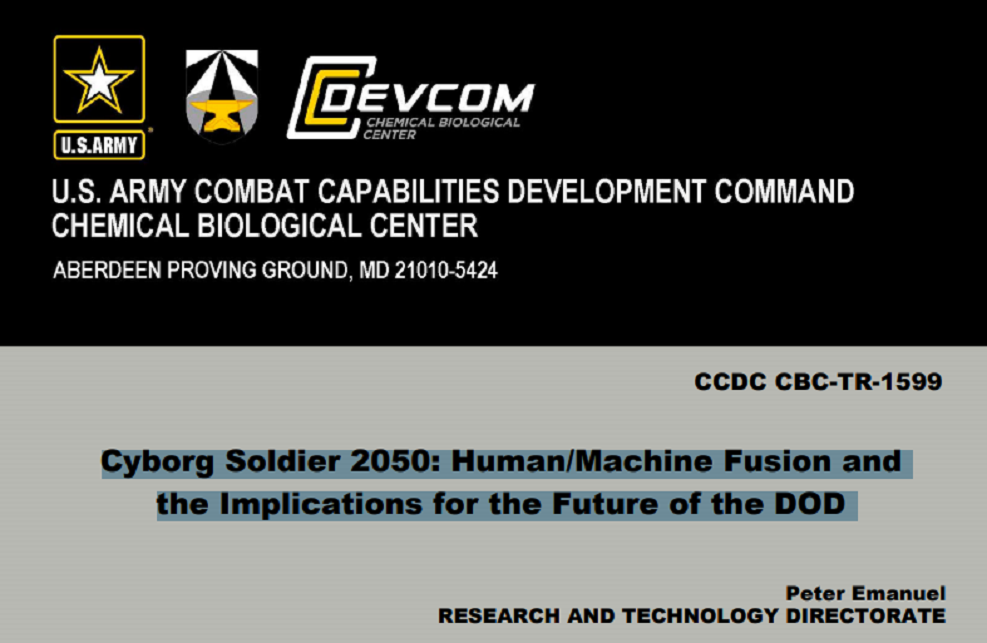 The super soldier for 2050.