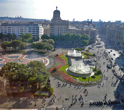 Plaza Cataluna Barcelona Steemit