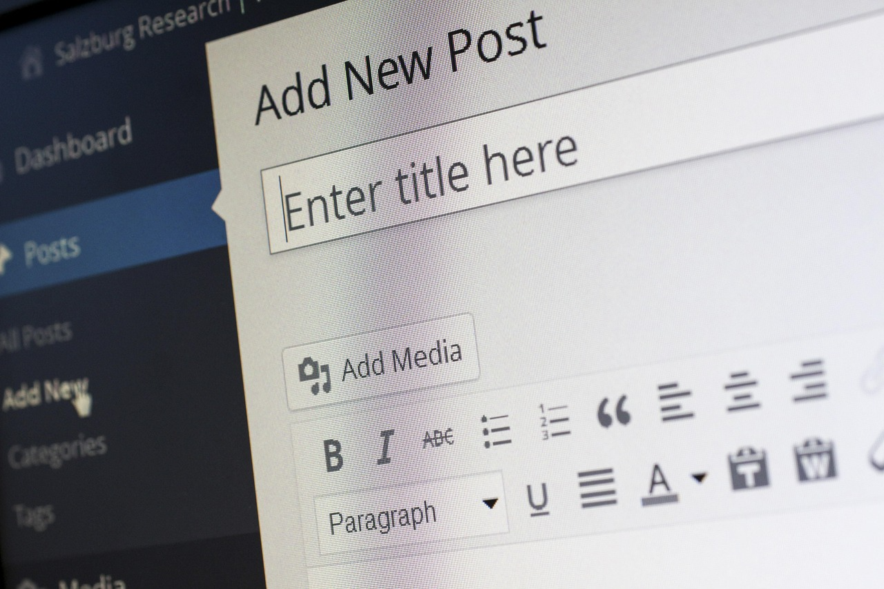 The difficult part for me on blogging