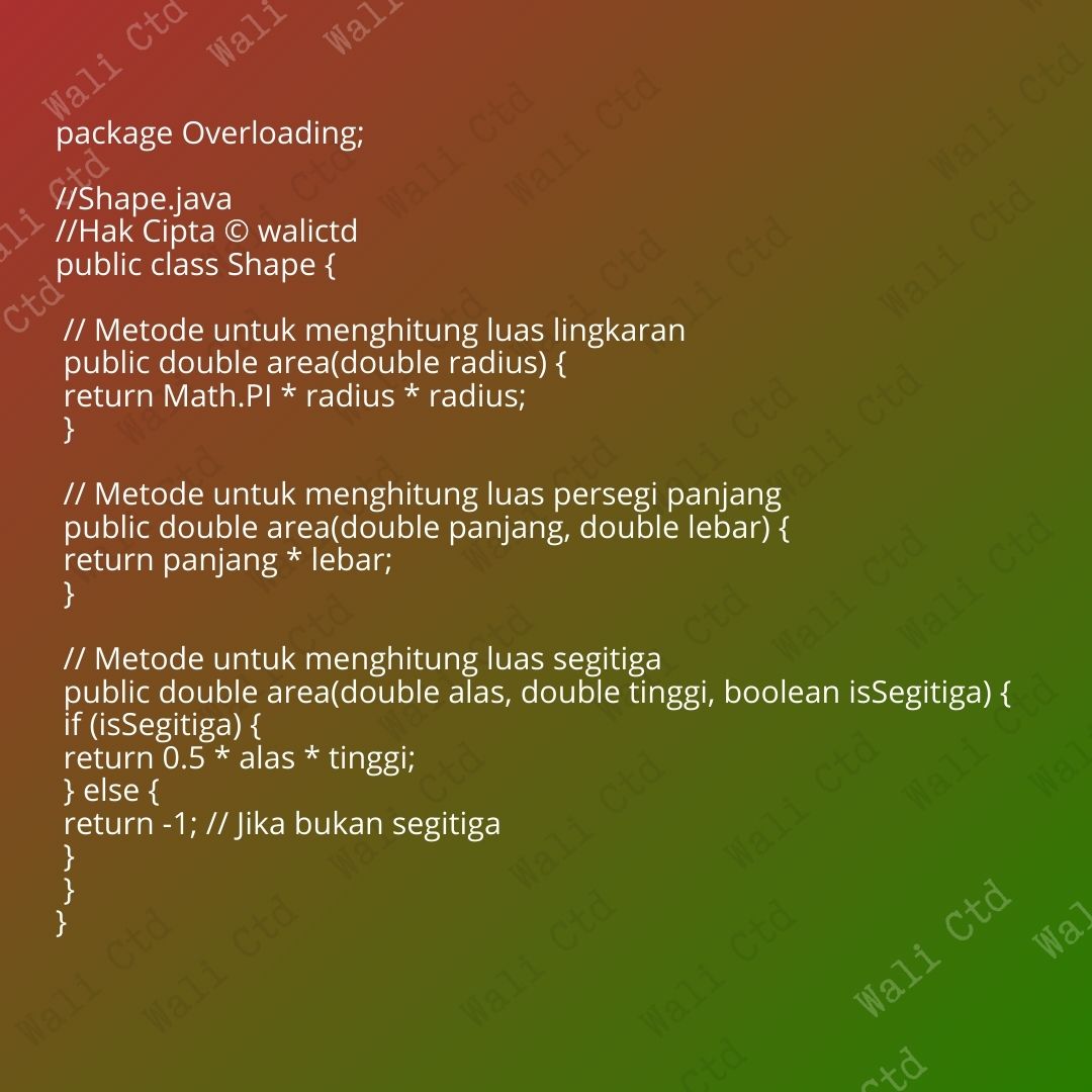 package laptopwalictd; public class Laptop { private String merek; private double harga; Konstruktor untuk menginisialisasi atribut public Laptop(String merek, double harga) { this.merek = merek; (8).jpg