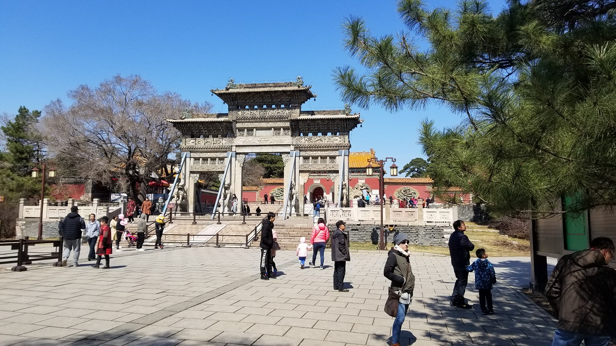 北陵（Zhao Mausoleum）的门