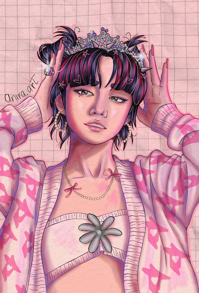 minnie (g)idle fanart.png