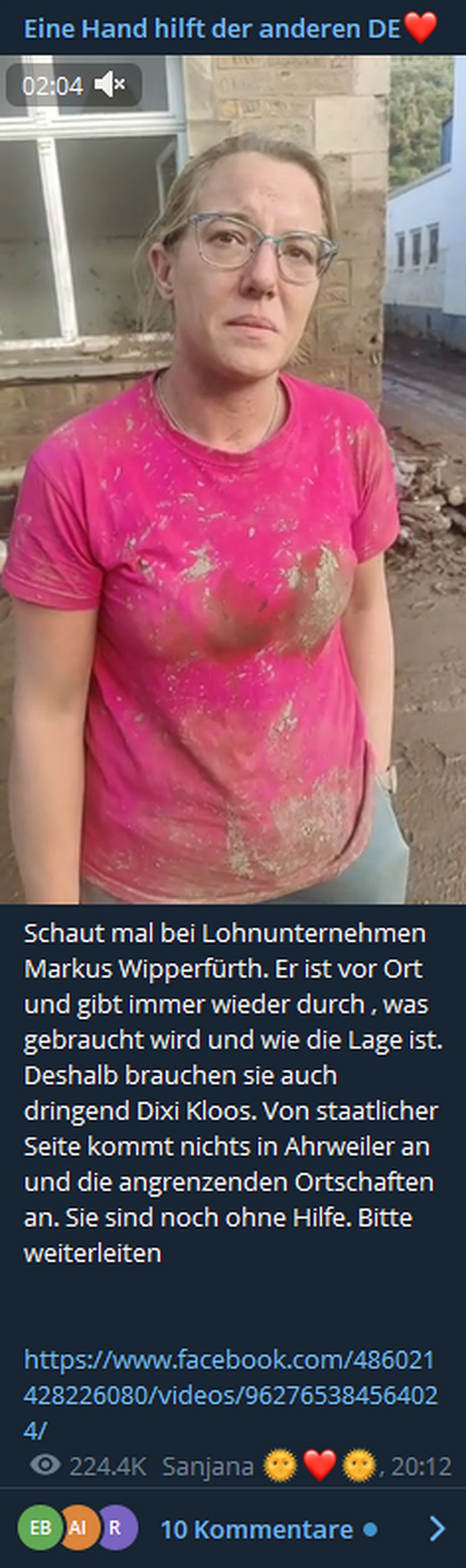 Von staatlicher Seite kommt nichts in Ahrweiler an und die angrenzenden Ortschaften an.jpg