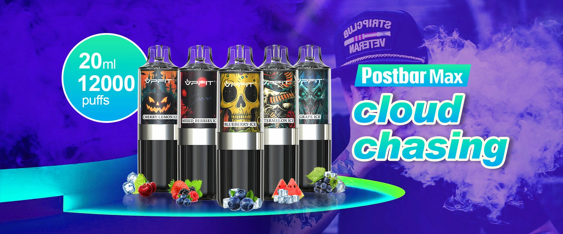 China Rechargeable Disposable Vape Factory VPFIT Postbar Max Sub ohm vape.webp
