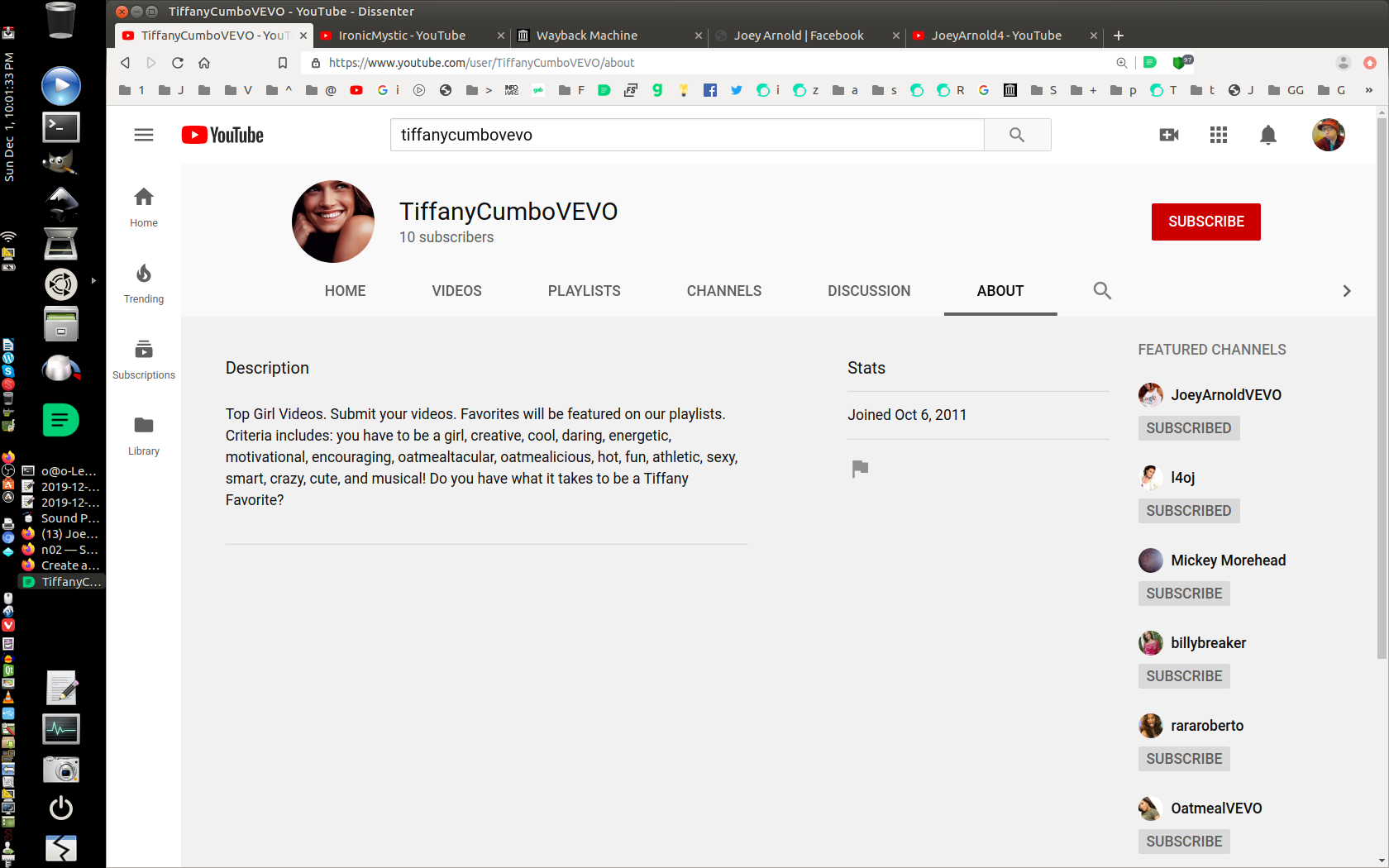 2011-10-06 - Tiffany Cumbo VEVO - 6th of October of 2011 - NO VIDEOS - NO VIEWS - Screenshot at 2019-12-01 22:01:33.png
