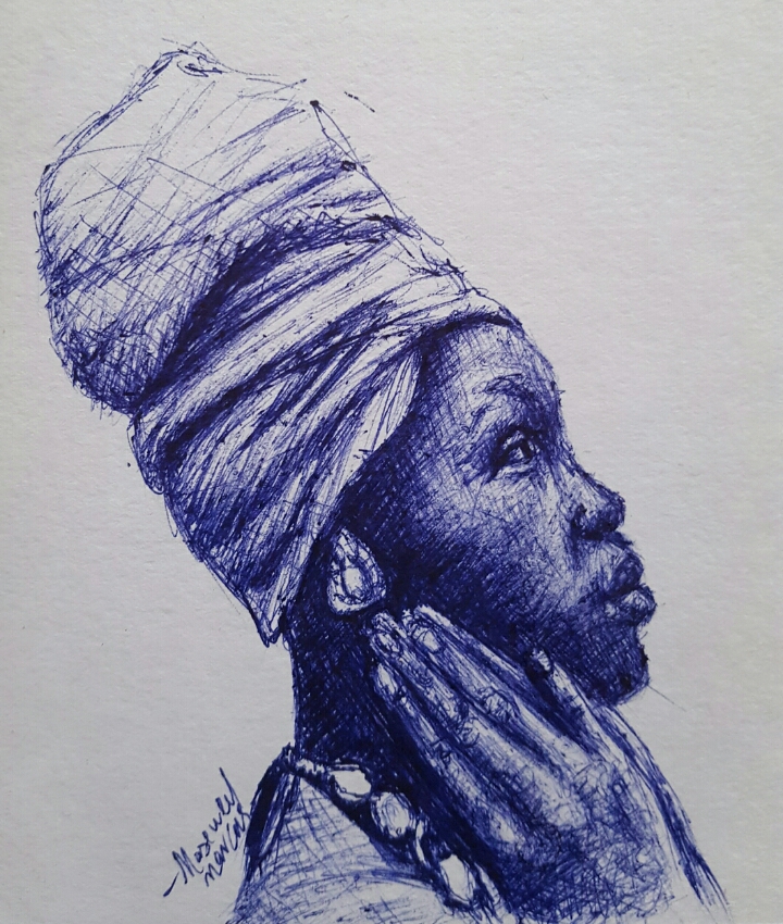 African Woman by ninjason57  African drawings African art paintings African  women art