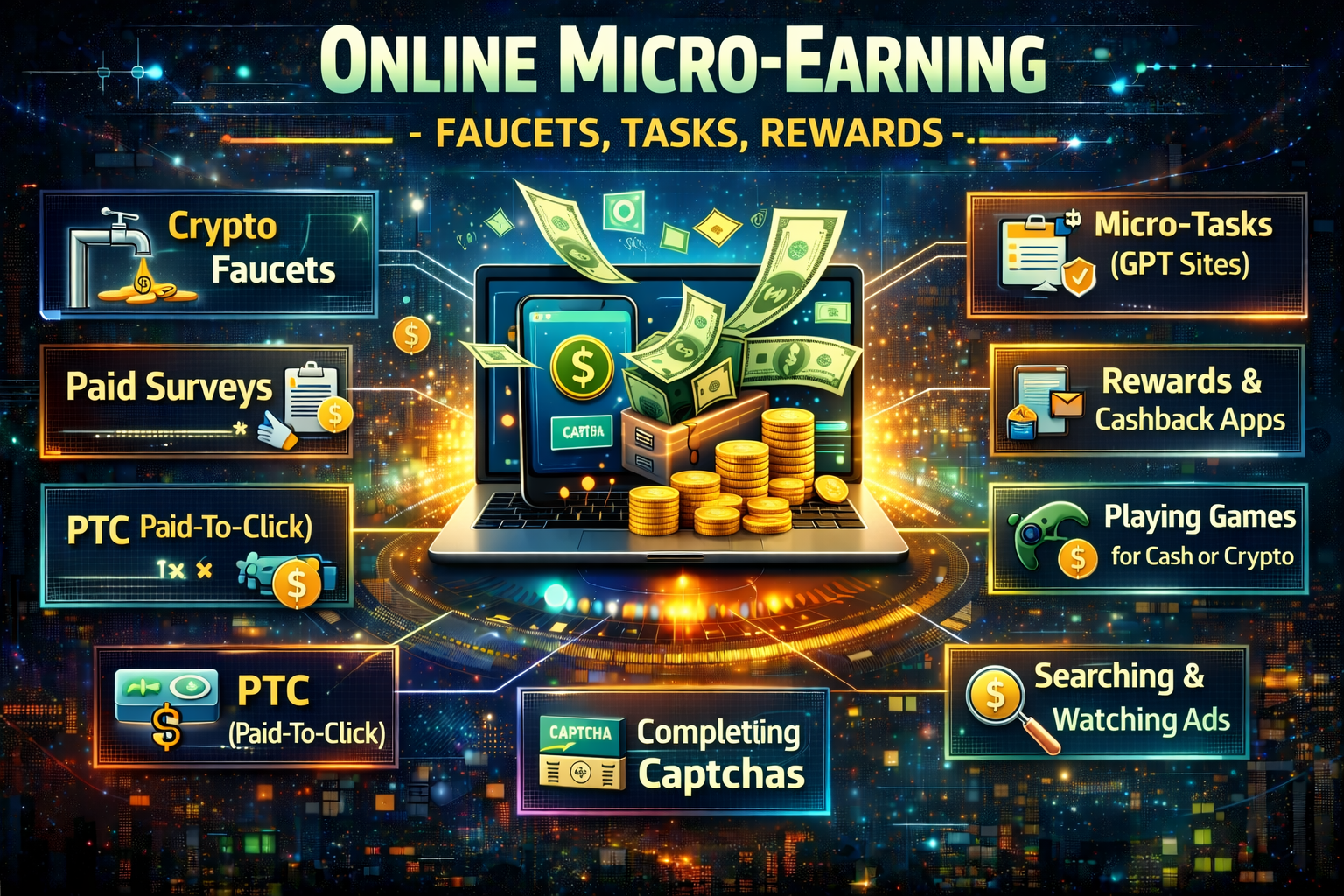 Online Micro-Earning (Faucets, Tasks, Rewards).png
