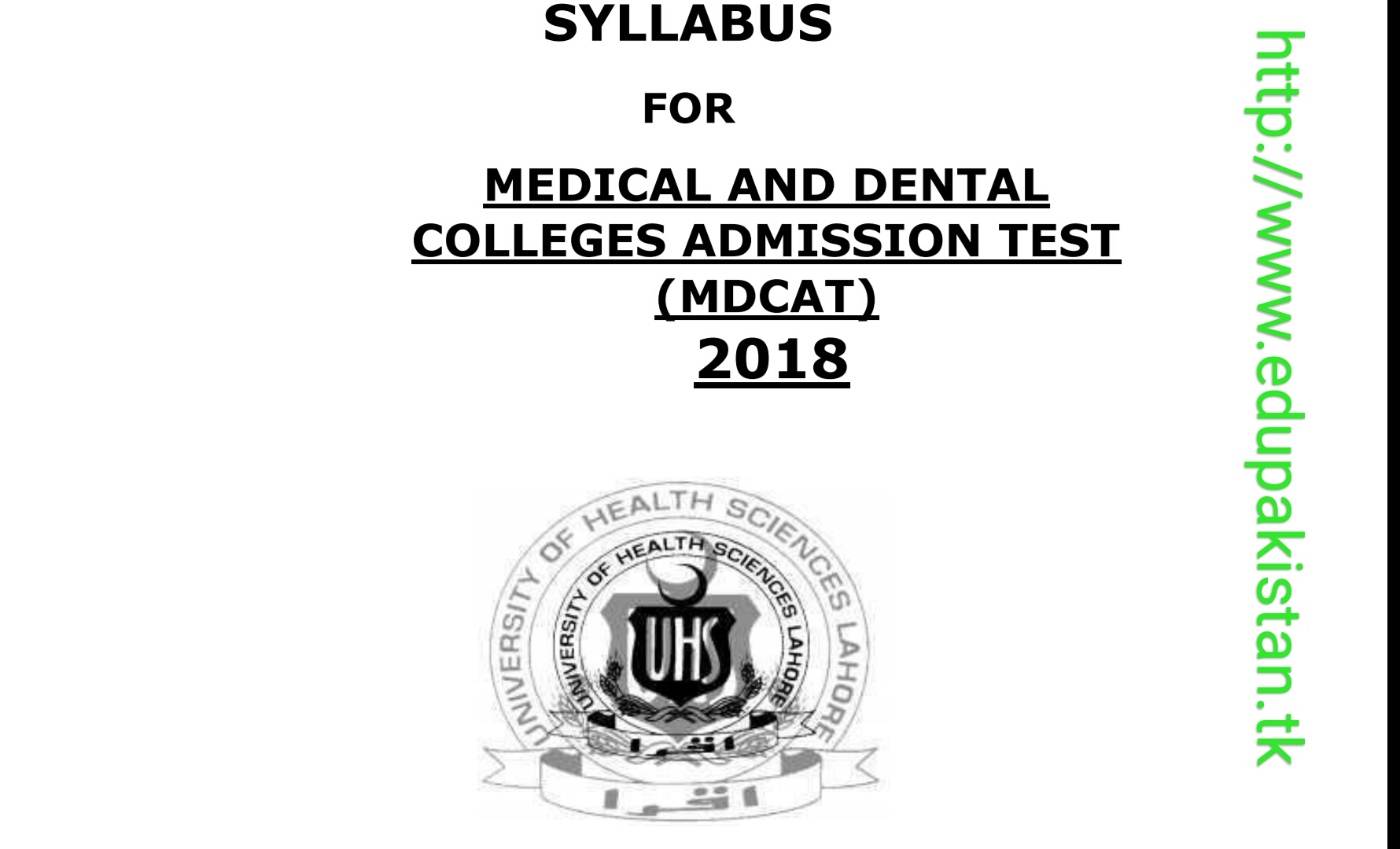 Syllabus vwo 2018
