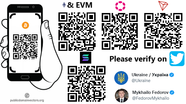 QR Code Ukraine Crypto Account