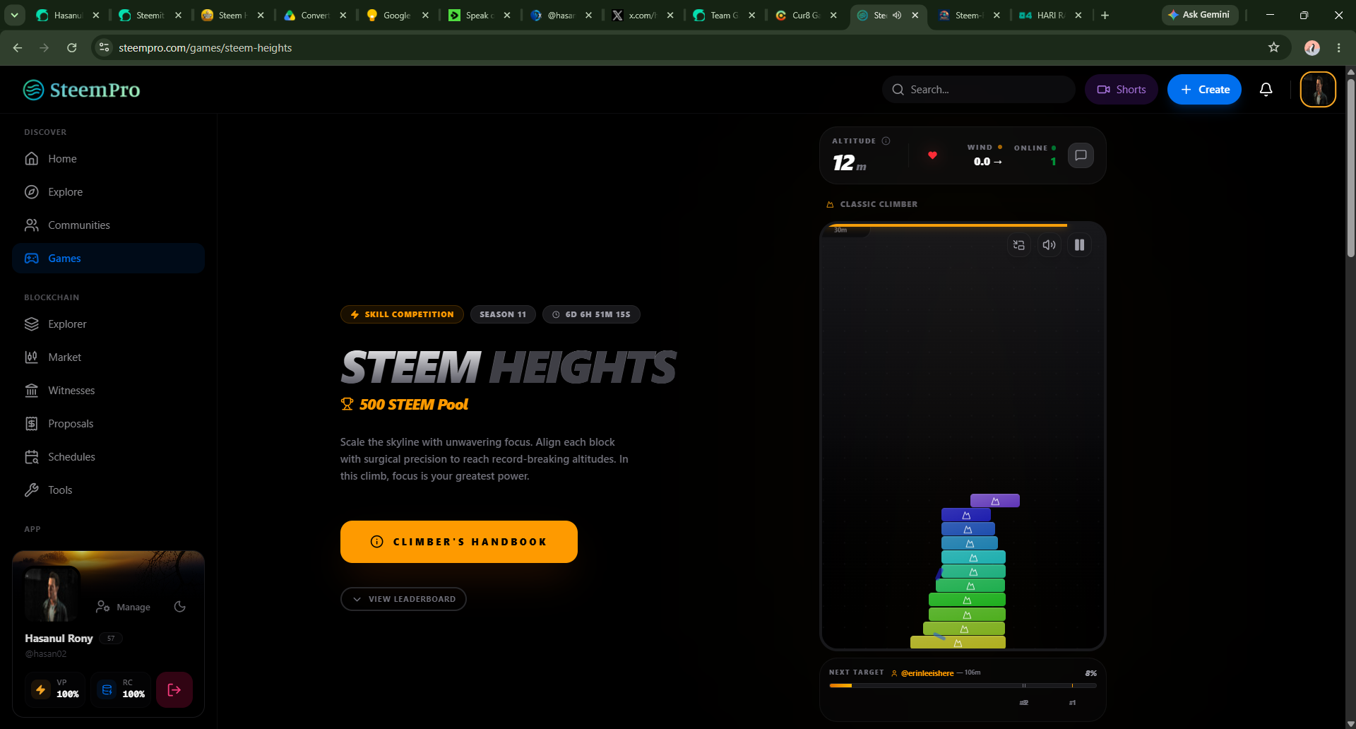 Steem Heights - The Ultimate Scaling Challenge by SteemPro - Google Chrome 6_9_2026 7_04_14 AM.png