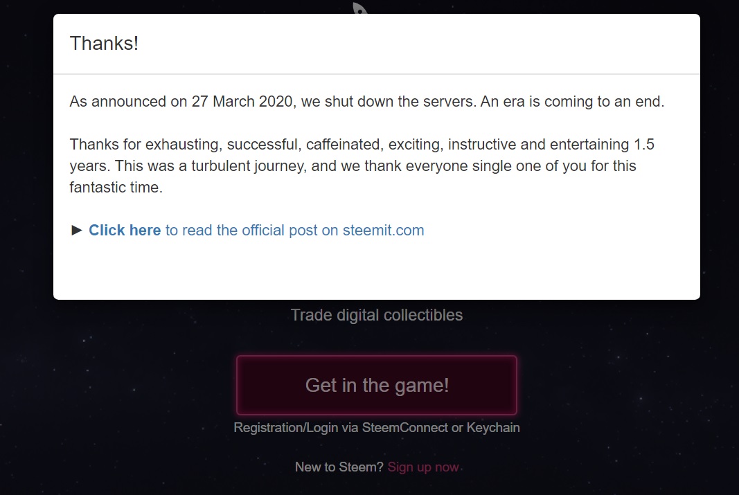 NextColony забросили окончательно