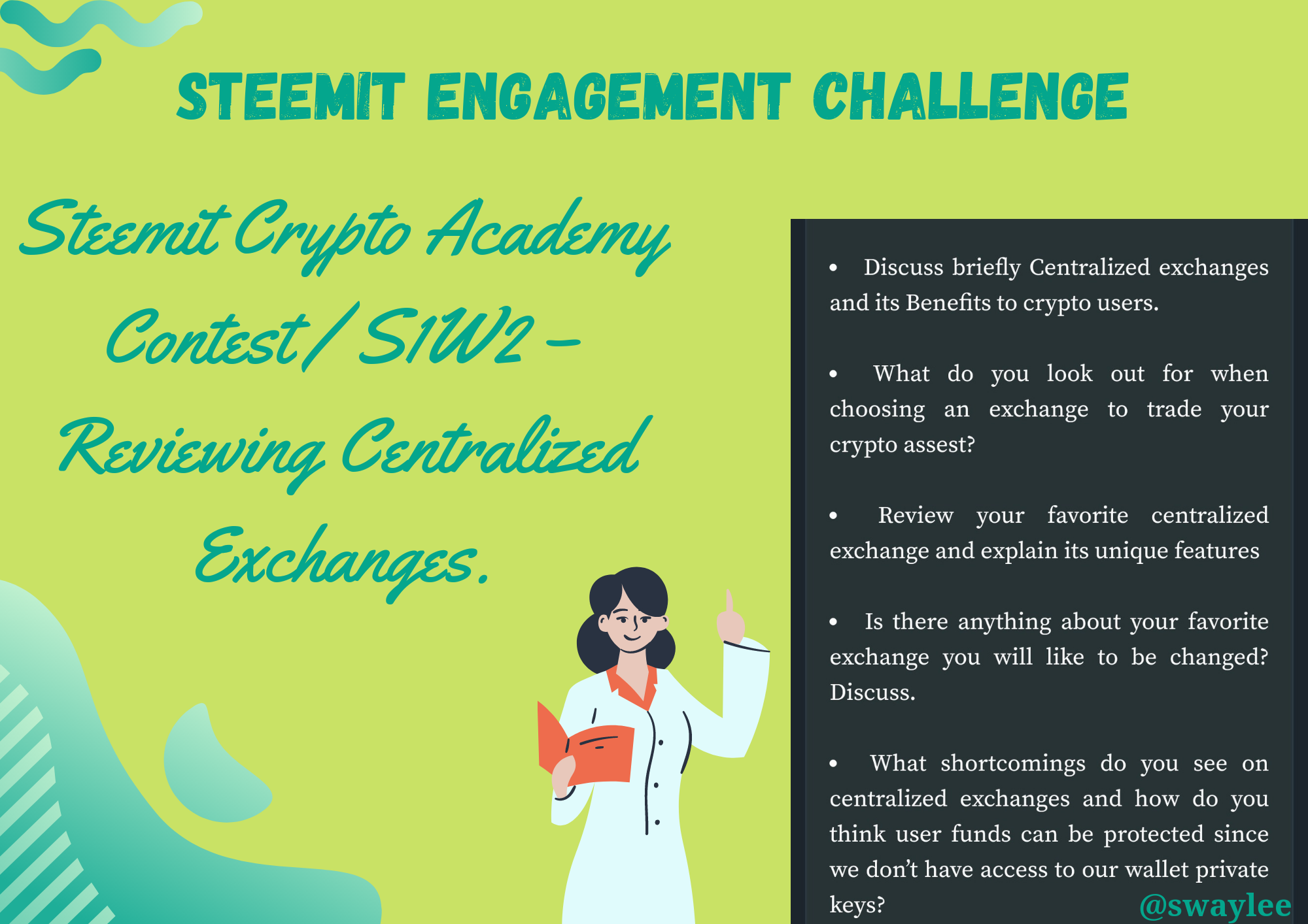 Steemit Crypto Academy Contest / S1W2 – Reviewing Centralized Exchanges by  @swaylee — Steemit