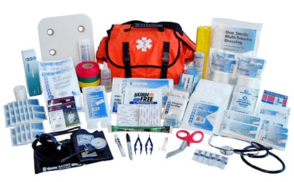 first aid kit medical supplies