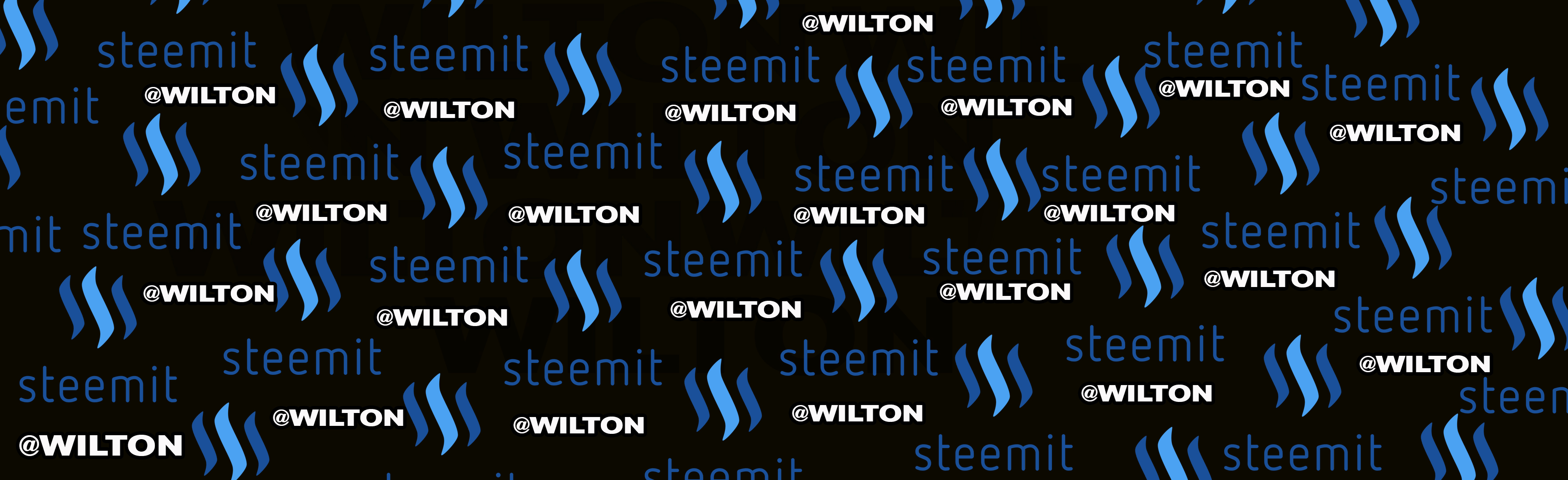 Steemit banner for @wilton