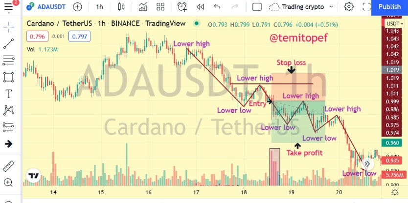 ADA bearish entry.png
