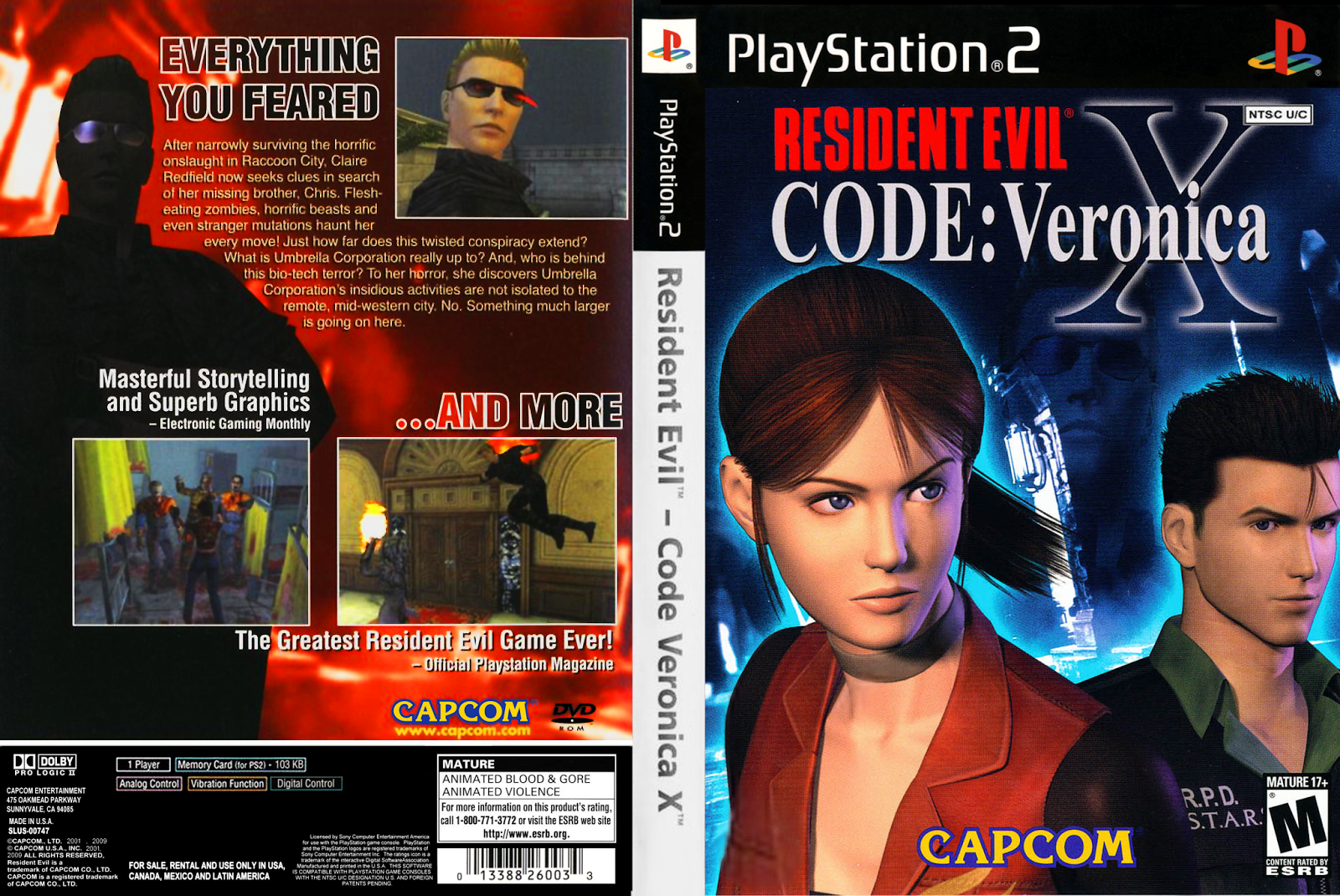 My Experience And Review In Playing Resident Evil Code Veronica X In Playst...