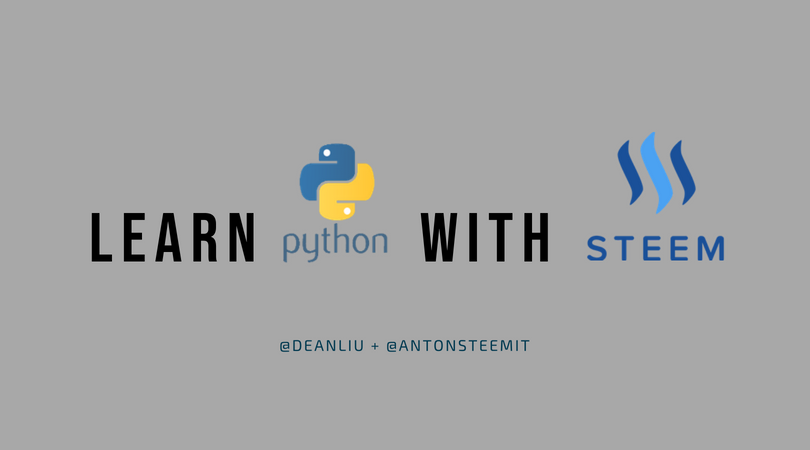 [DA series - Learn Python with Steem #00] 歡迎小白們一起來學Coding！