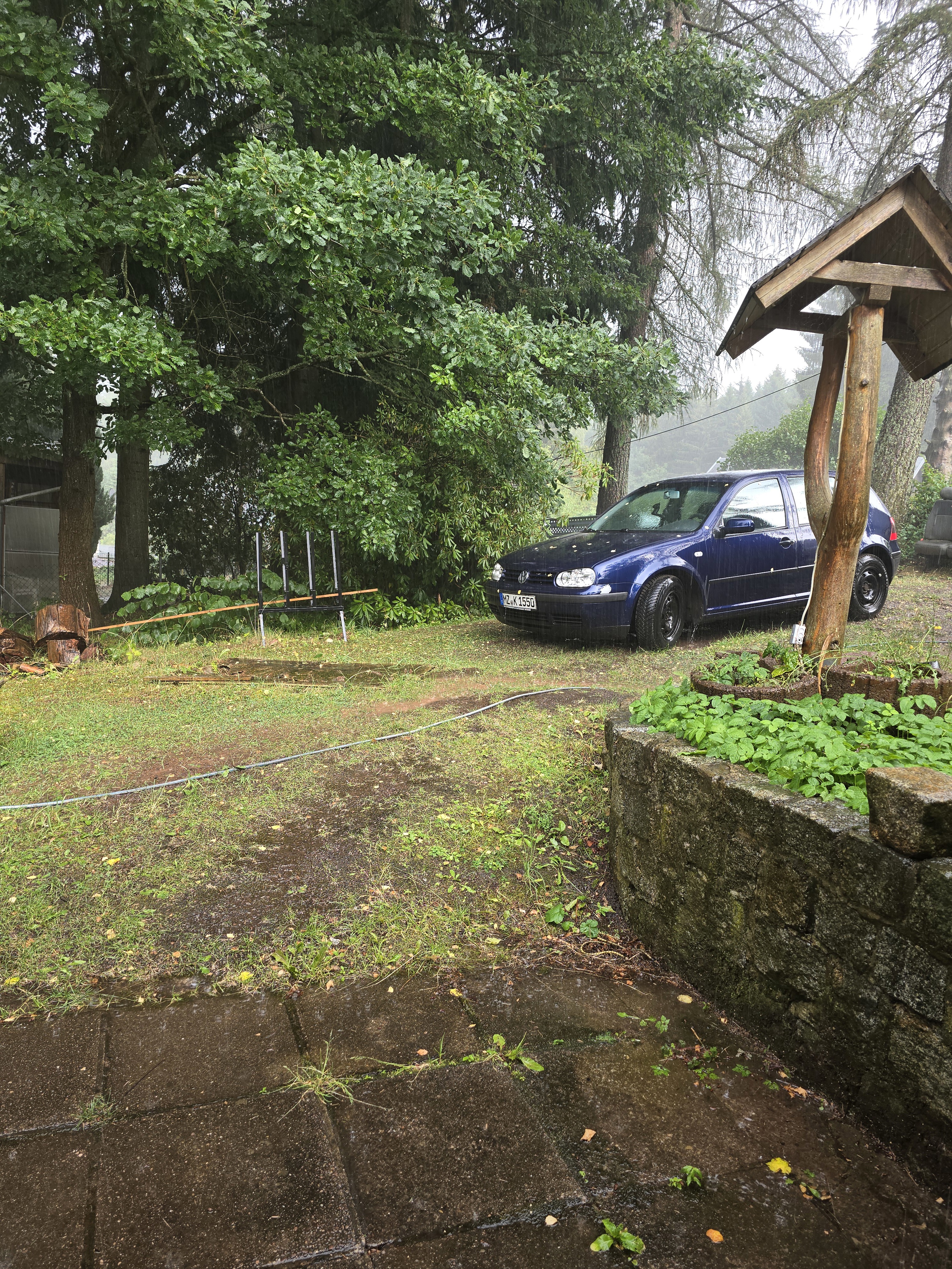 Unwetter in Finsterbergen