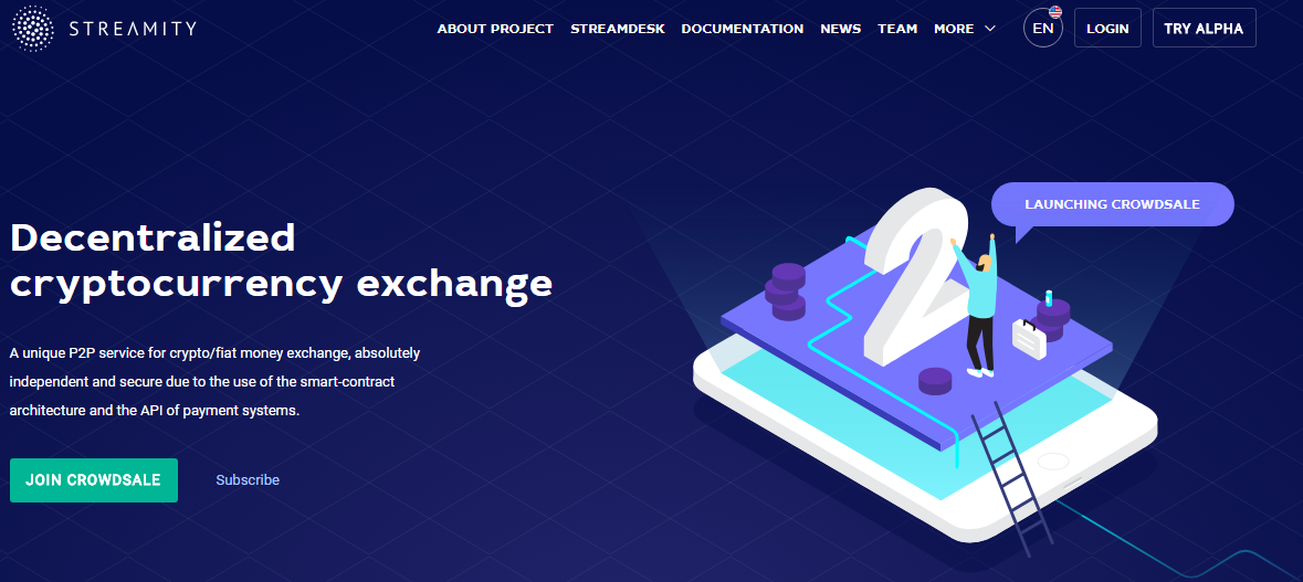 P2p services. Decentralized Exchange