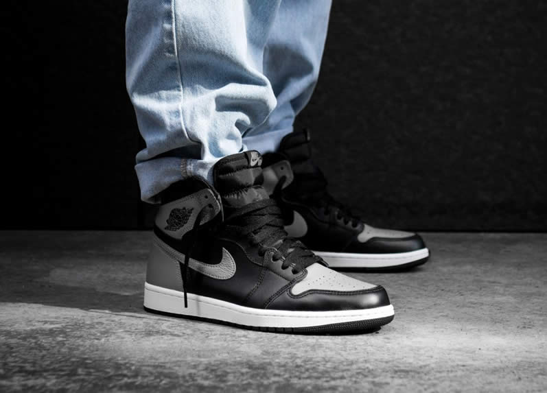 Air Jordan 1 'Shadow' Grey 2018 On Feet Mens GS Outfit Shoes Air Jordan 1 'Shadow' Grey 2018 On Feet Mens GS Outfit Shoes