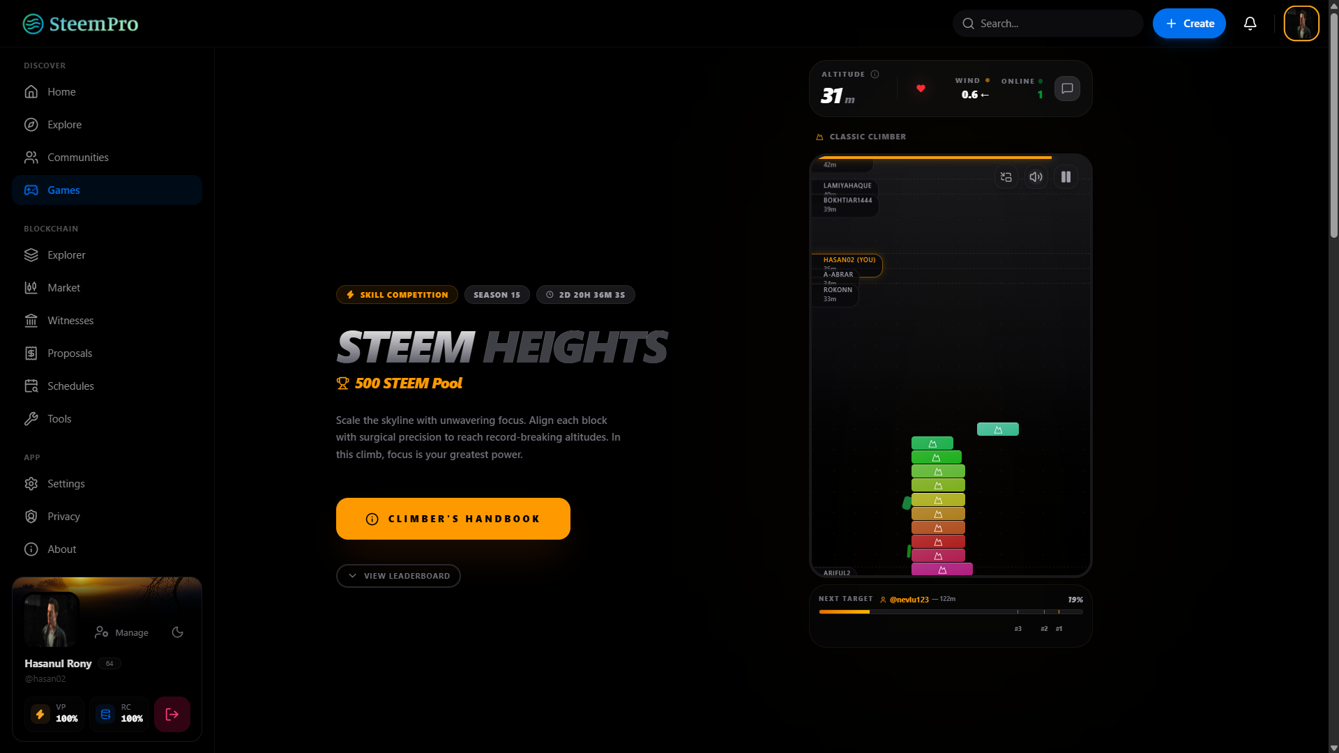 Steem Heights - The Ultimate Scaling Challenge by SteemPro - Google Chrome 8_14_2026 7_58_39 PM.png