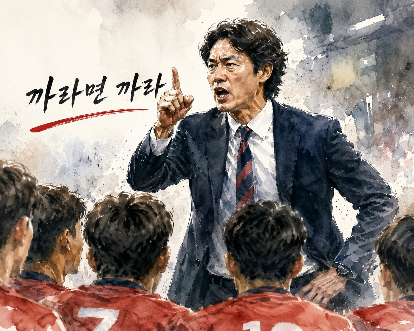 까라면 까라, 열정적인 팀 회의.jpg