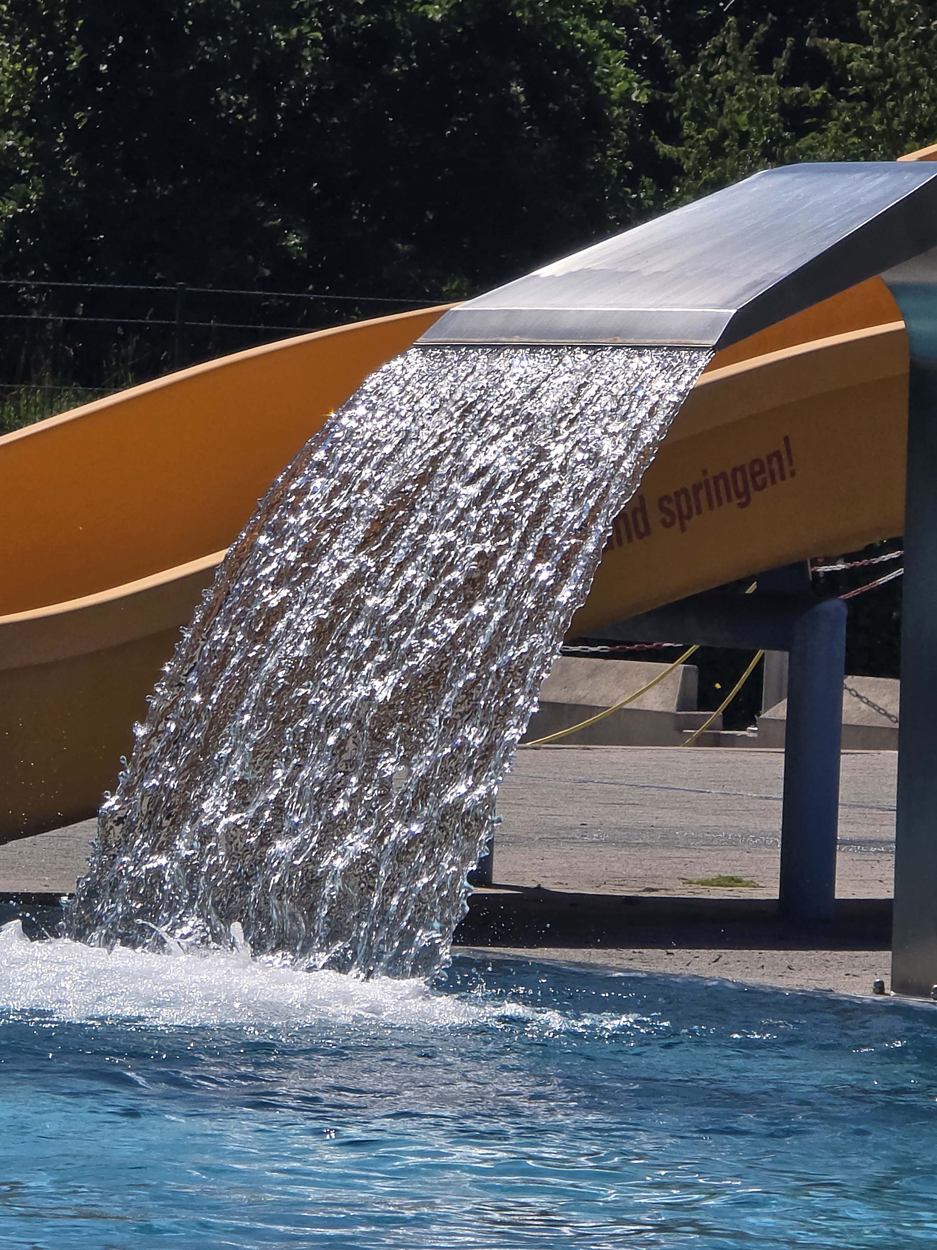 In der Therme in Tabarz im Außenbereich