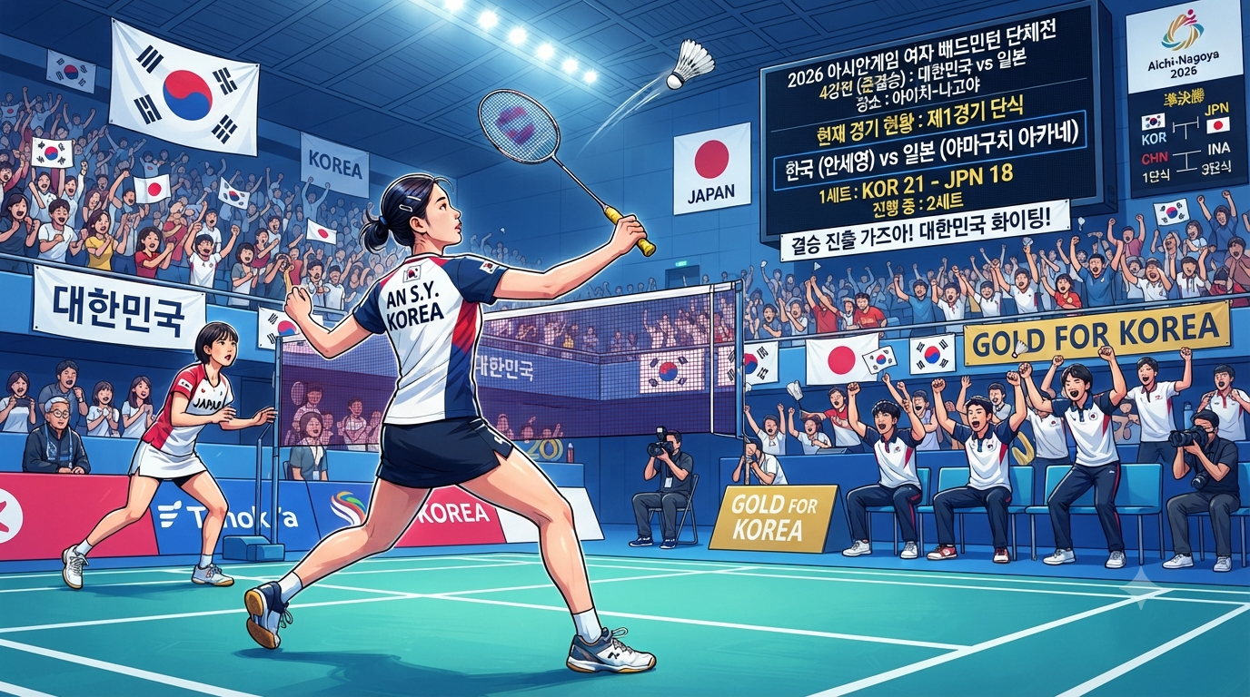 2026 아시안게임 여자 배드민턴 단체전 (준결승전, 결승전).png