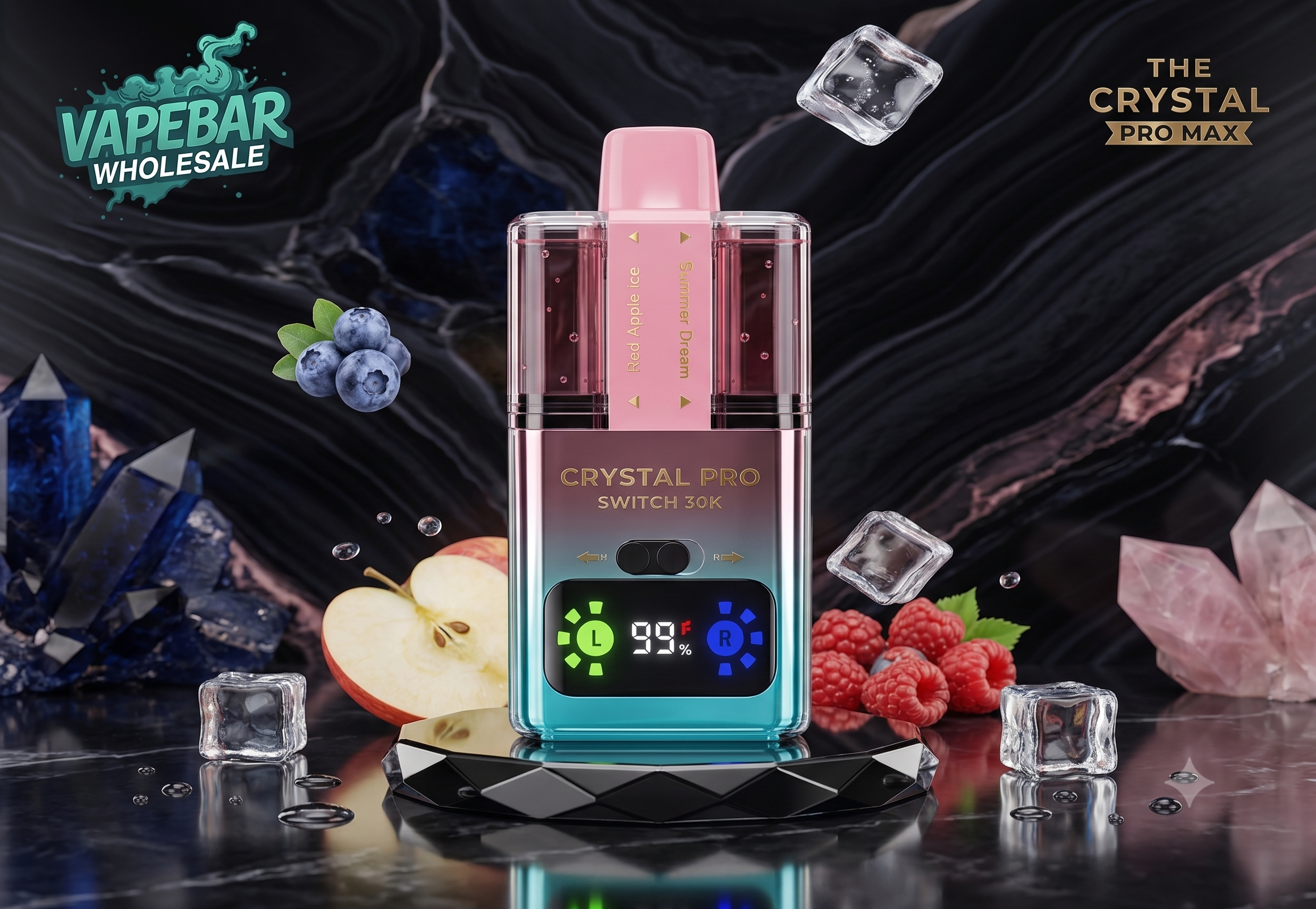 Crystal Pro Switch 30000 Puffs Box of 5... Dual-flavour vape...png