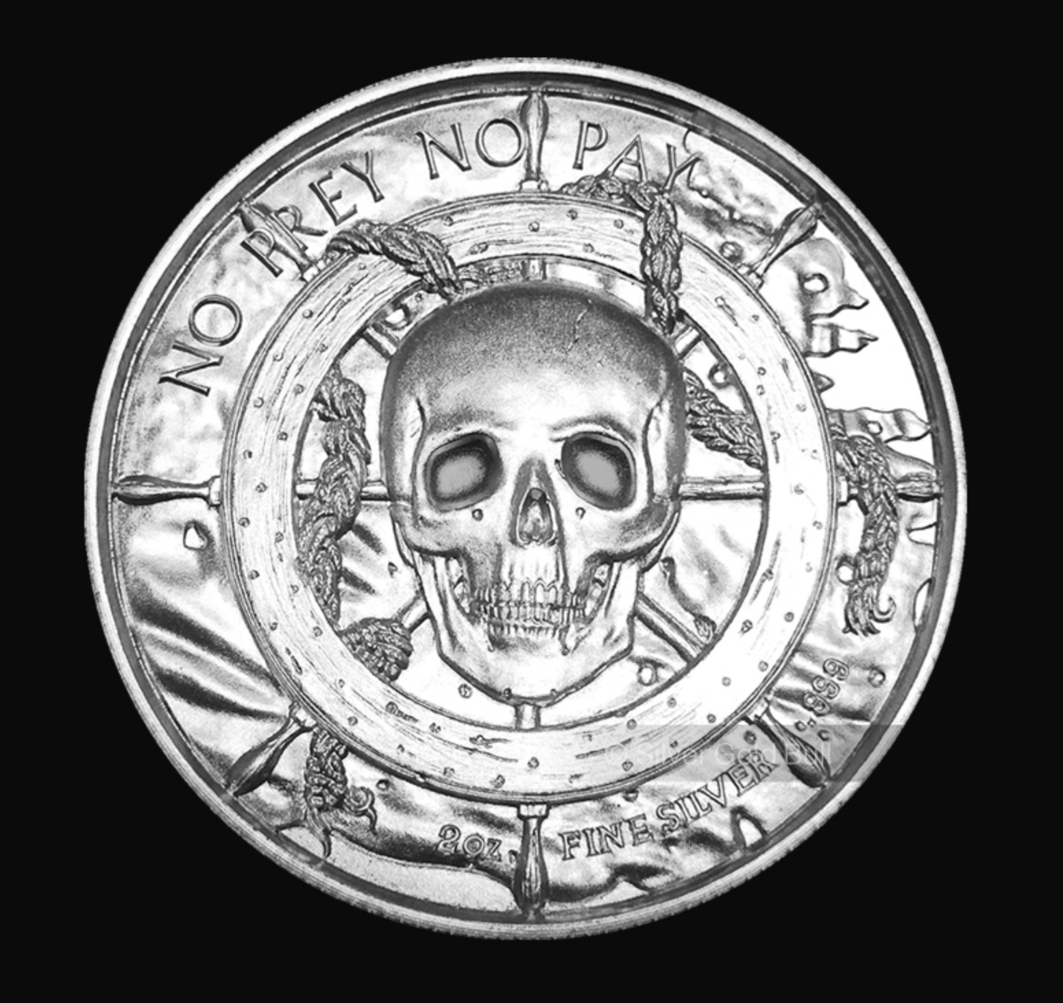 Серебряная монета пиратов