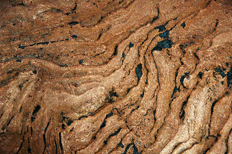 Native_copper-replaced_cross-bedded_sedimentary_rocks_(Nonesuch_Shale,_Mesoproterozoic;_White_Pine_Mine,_Upper_Peninsula_of_Michigan,_USA)_3_(17270532516).jpg