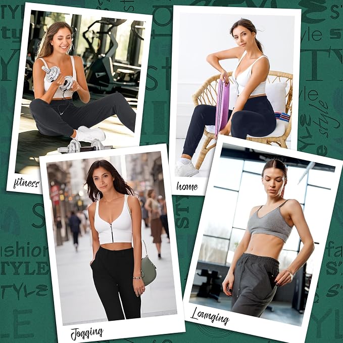 Joggers with Pockets, Drawstring Sweatpants Women.jpg