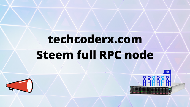 [STEEM] 새로운 Full RPC node 추가 소식 및 RPC노드 설명